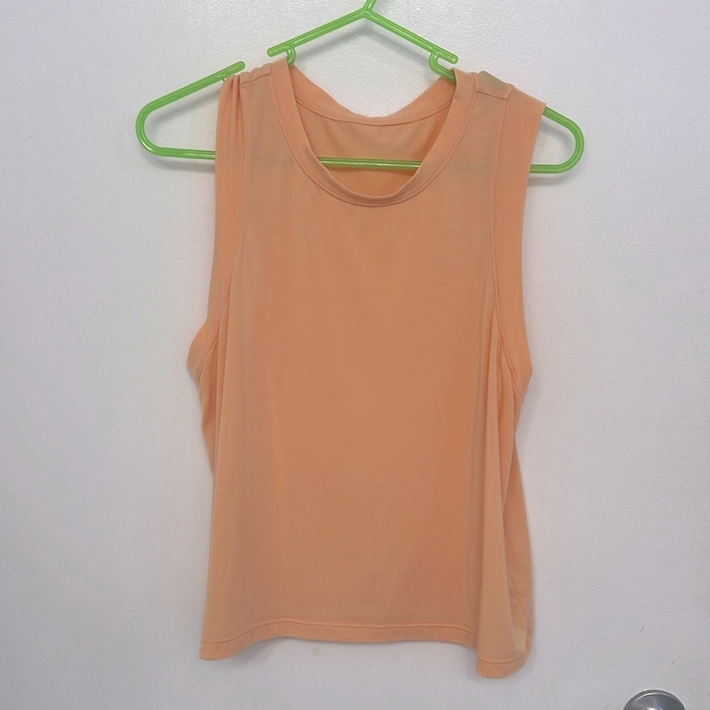 Zella Studio Breathe Active Tank Top Coral / Peach
